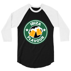 ibiza flavour logo 3/4 Sleeve Shirt | Artistshot