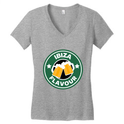 ibiza flavour logo Women's V-Neck T-Shirt | Artistshot