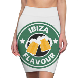 ibiza flavour logo Pencil Skirts | Artistshot