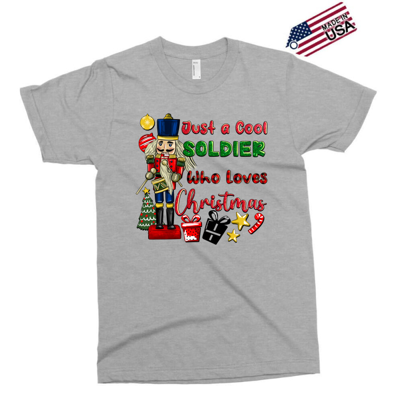 Just A Cool Soldıer Who Loves Christmas Exclusive T-shirt | Artistshot