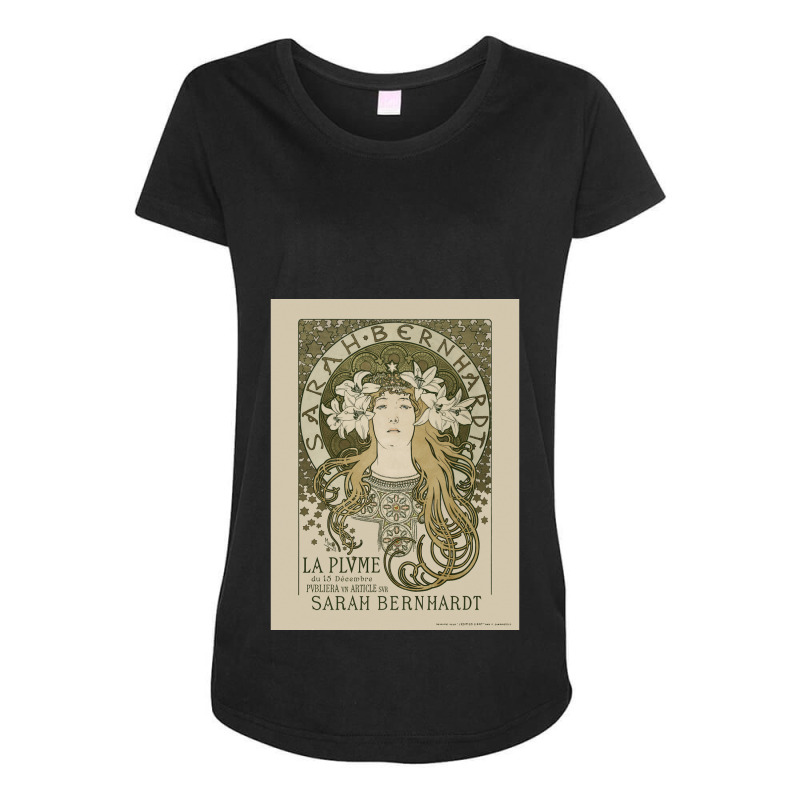 Retro Vintage  Stained Glass Women My Favorite Maternity Scoop Neck T-shirt by ReaganArtists | Artistshot