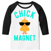 Chick Magnet  Funny Easter  For Boys Kids Men Tee Youth 3/4 Sleeve | Artistshot