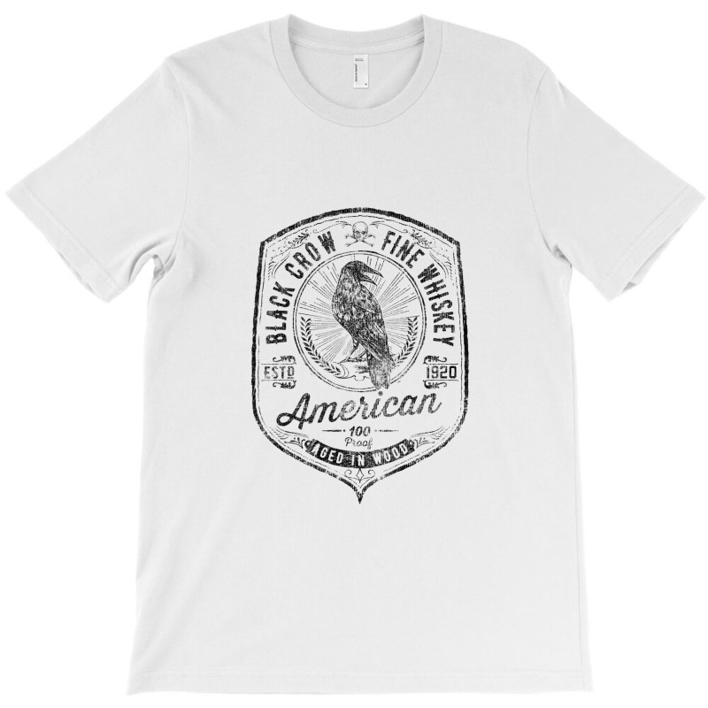 Black Crow Fine American Whiskey Vintage Graphic Men Women T-shirt | Artistshot