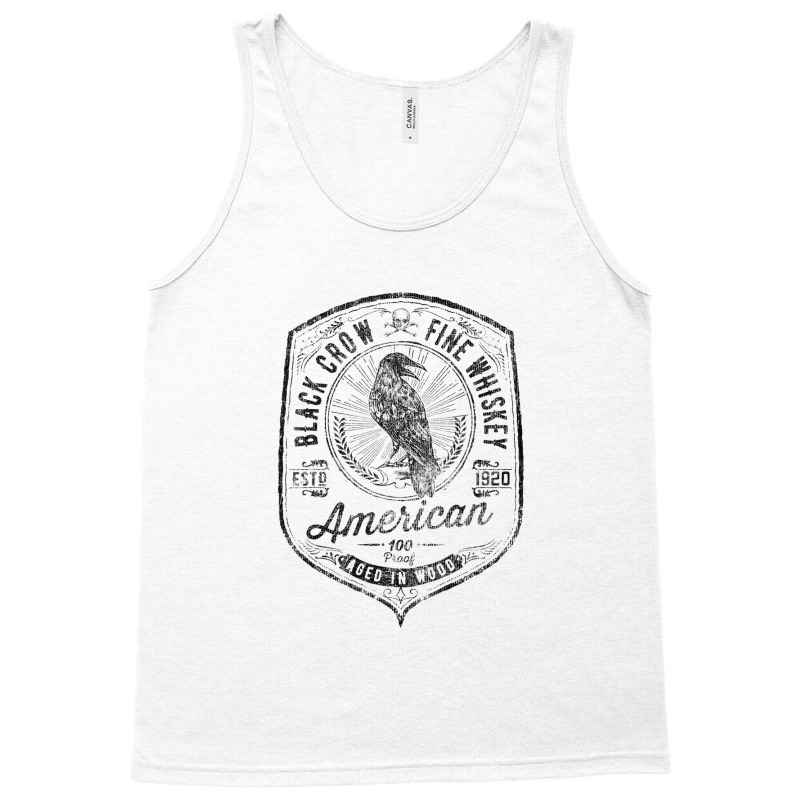 Black Crow Fine American Whiskey Vintage Graphic Men Women Tank Top | Artistshot