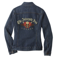 Vintage Animation  Fruit Bat Art Ladies Denim Jacket | Artistshot