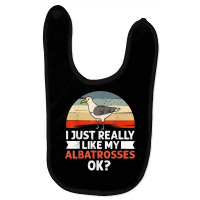 Albatross Bird Feather Animal Seabird Cute Funny T Shirt Baby Bibs | Artistshot