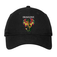 Imagine Being A Dragon Breathing Fire Magical Wings Boys Men Poster Adjustable Cap | Artistshot