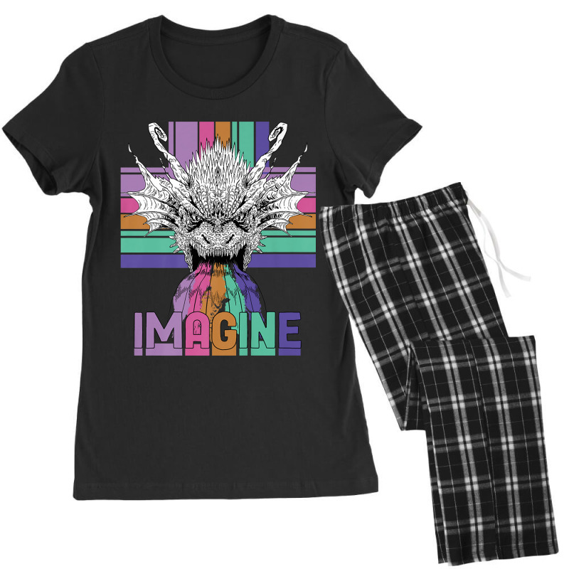 Imagine Great Dragon Vintage Cool Art Great Women Men Women's Pajamas Set by HailieDesign | Artistshot