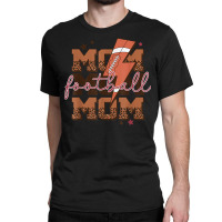 Football Mom Lightning Bolt Football Season Game Day Vibes T Shirt Classic T-shirt | Artistshot