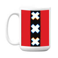 Amsterdam Flag Xxx Netherlands Holland Red Black White 15 Oz Coffee Mug | Artistshot