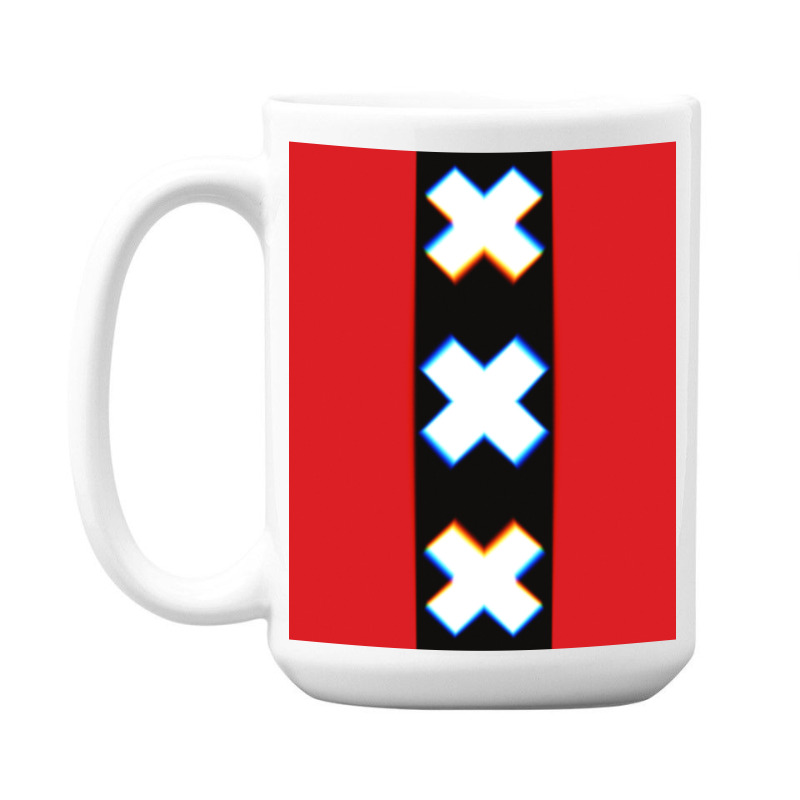 Amsterdam Flag Xxx Netherlands Holland Red Black White 15 Oz Coffee Mug | Artistshot