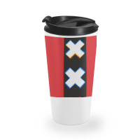 Amsterdam Flag Xxx Netherlands Holland Red Black White Travel Mug | Artistshot