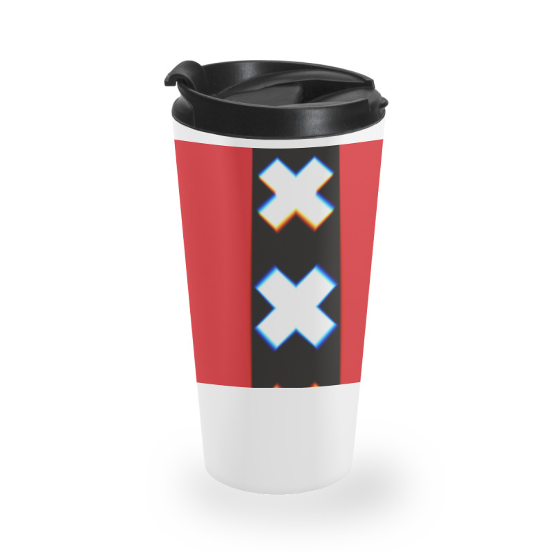 Amsterdam Flag Xxx Netherlands Holland Red Black White Travel Mug | Artistshot