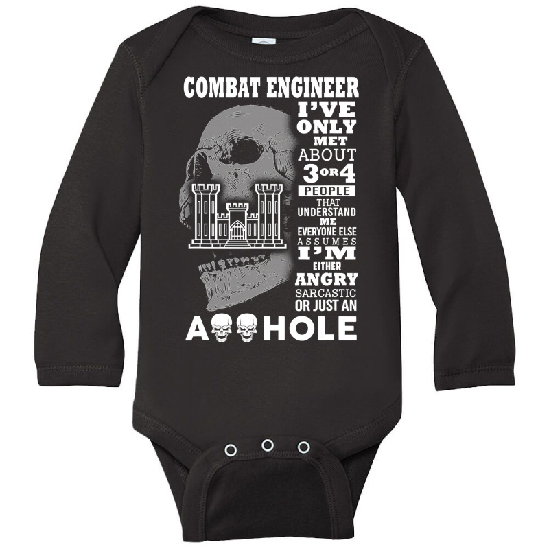 Combat Engineer Shirt I Ve Only Met About 3 Or 4 People Long Sleeve Baby Bodysuit by sieuduong86 | Artistshot