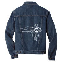 Cpu Heart Chipset Board Electrical Electronic Engineer T Shirt Men Denim Jacket | Artistshot