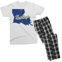 Bastrop Louisiana La Map T Shirt Men's T-shirt Pajama Set | Artistshot