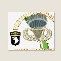 Vietnam Coombat Veteran W 101st Airborne Landscape Canvas Print | Artistshot