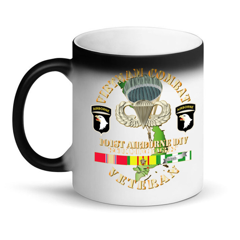 Vietnam Coombat Veteran W 101st Airborne Magic Mug | Artistshot