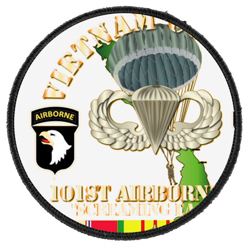 Vietnam Coombat Veteran W 101st Airborne Round Patch | Artistshot