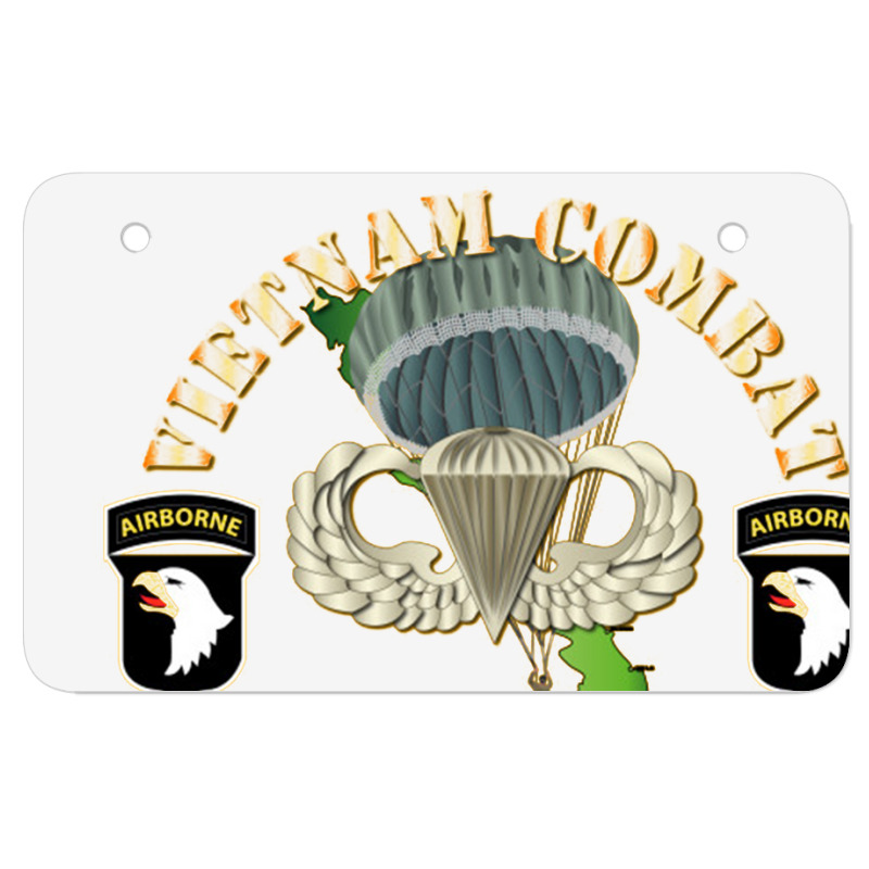 Vietnam Coombat Veteran W 101st Airborne Atv License Plate | Artistshot