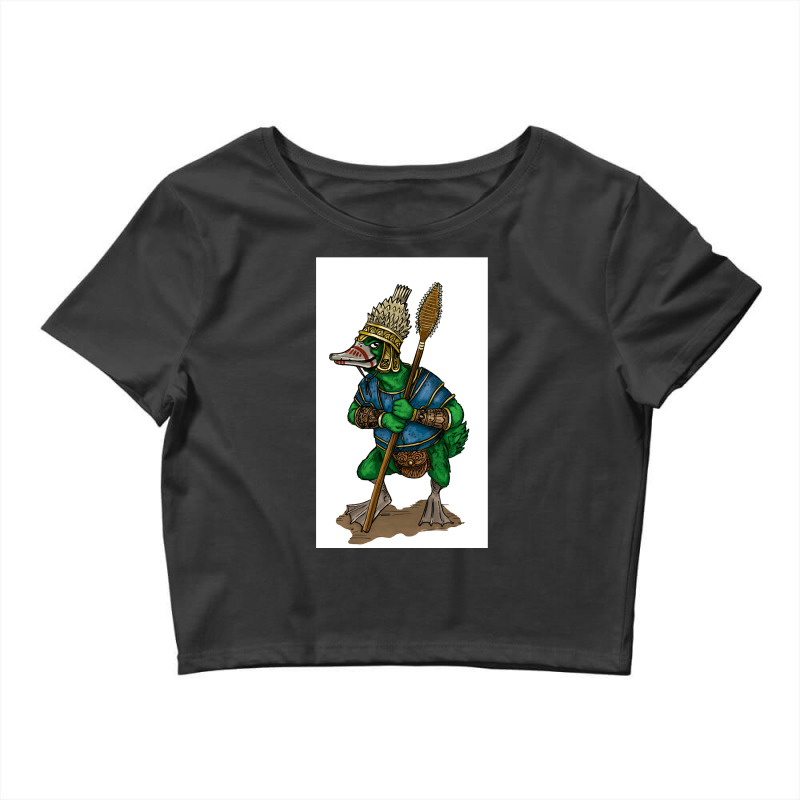 Duck Tribal Warrior Crop Top by Jose-Rodriguez | Artistshot