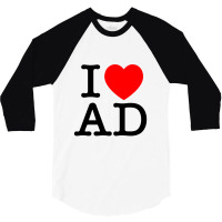 I Heart Ad (andorra) 3/4 Sleeve Shirt | Artistshot