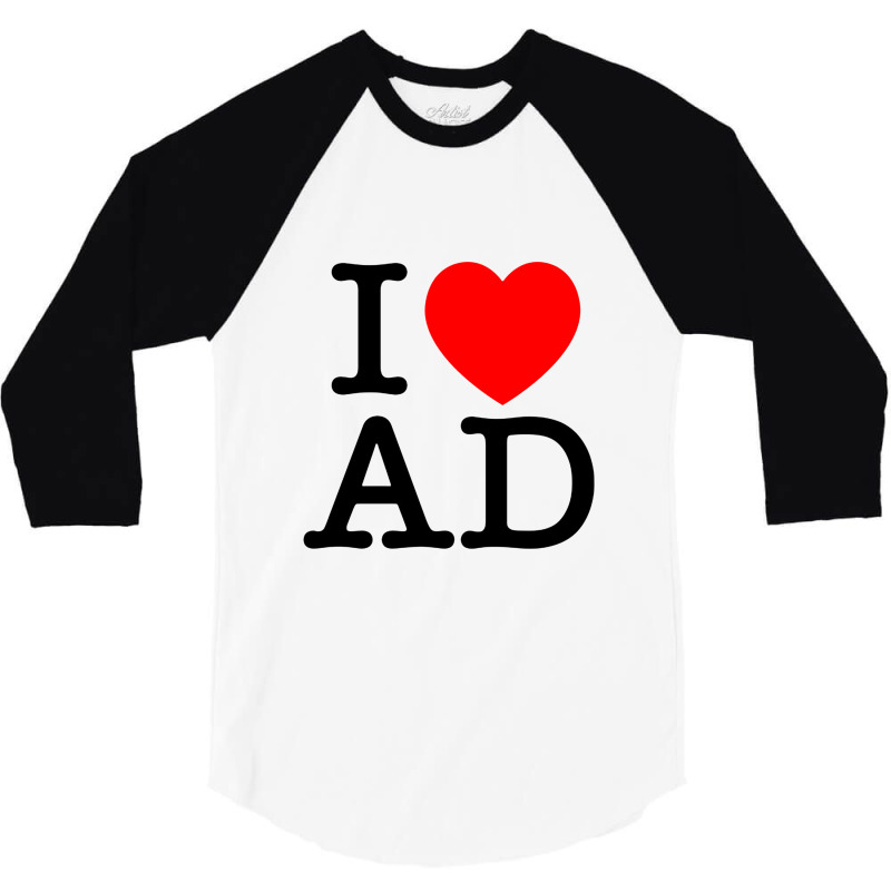 I Heart Ad (andorra) 3/4 Sleeve Shirt | Artistshot