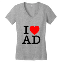 I Heart Ad (andorra) Women's V-neck T-shirt | Artistshot