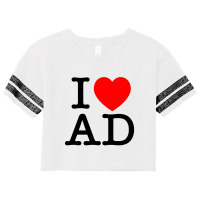 I Heart Ad (andorra) Scorecard Crop Tee | Artistshot