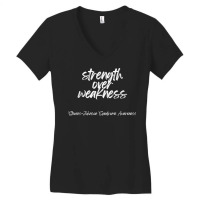 Strength Over Weakness   Stevens Johnson Syndrome Awareness T Shirt Women's V-neck T-shirt | Artistshot