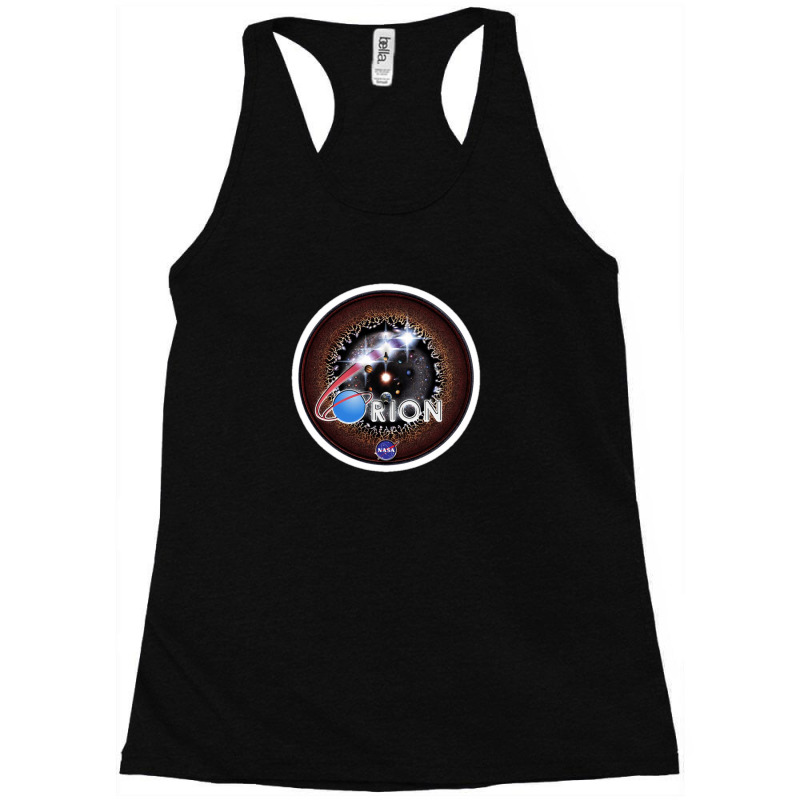 Stereoscopic View Of The Milky Way Galaxy Earth And Moon For Stereosco Racerback Tank by hasbyart | Artistshot