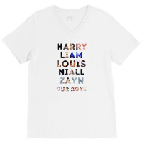 New One Direction Name V-neck Tee | Artistshot