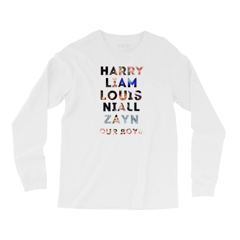 New One Direction Name Long Sleeve Shirts | Artistshot