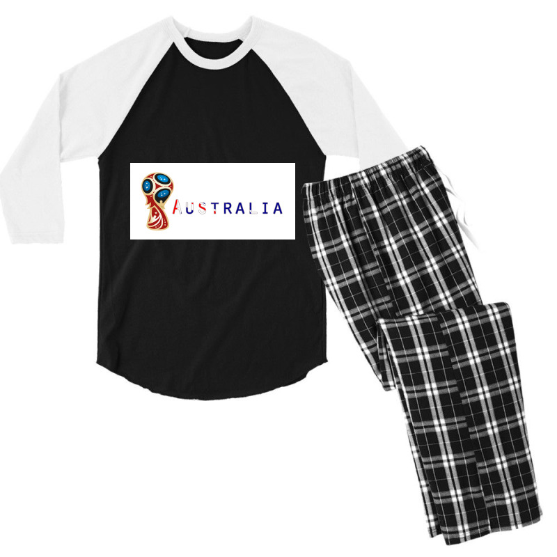 Australia Men's 3/4 Sleeve Pajama Set | Artistshot