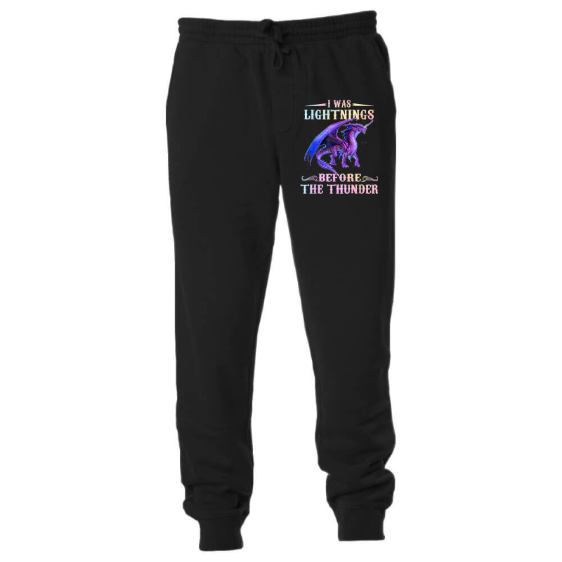 I Was Lightnings Before The Thunder Dragons Funny Gifts Boys Girls Unisex Jogger | Artistshot