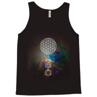 Flower Of Life Platonic Solids Mandala Long Sleeve T Shirt Tank Top | Artistshot