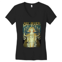 Vintage Graphic  Nouveau Classical Music Women's V-neck T-shirt | Artistshot