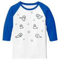 Cute Ghost T  Shirt Cute Ghosts T  Shirt Youth 3/4 Sleeve | Artistshot