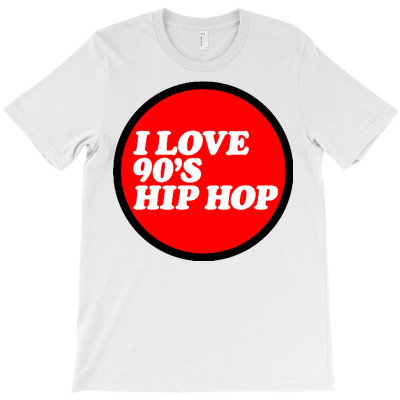 I Love 90 Hip Hop T-shirt Designed By Nilton João Cruz