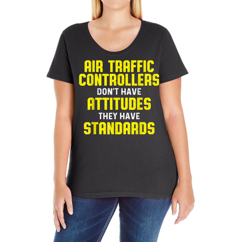 Air Traffic Controller Argument Atc Flight Control T Shirt Ladies Curvy T-Shirt by deleonnylorindg | Artistshot