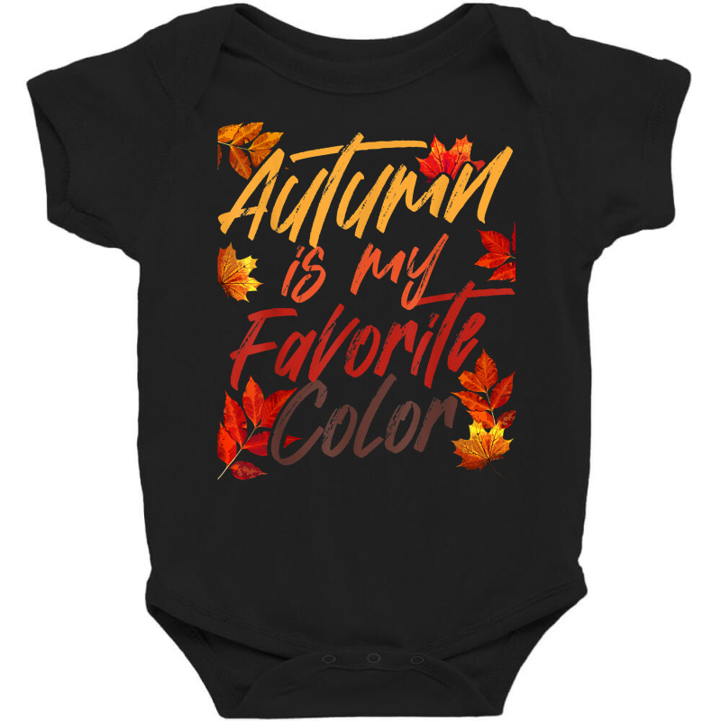 Autumn Fall Spring Third Season Leaves Fall Autumn Lover T Shirt Baby Bodysuit | Artistshot