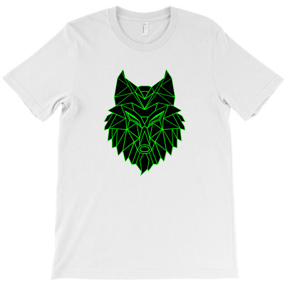 Wolf Poly Pop Art T-shirt Designed By Nilton João Cruz