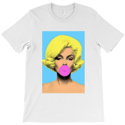 Pop Art Monroe T-shirt Designed By Nilton João Cruz