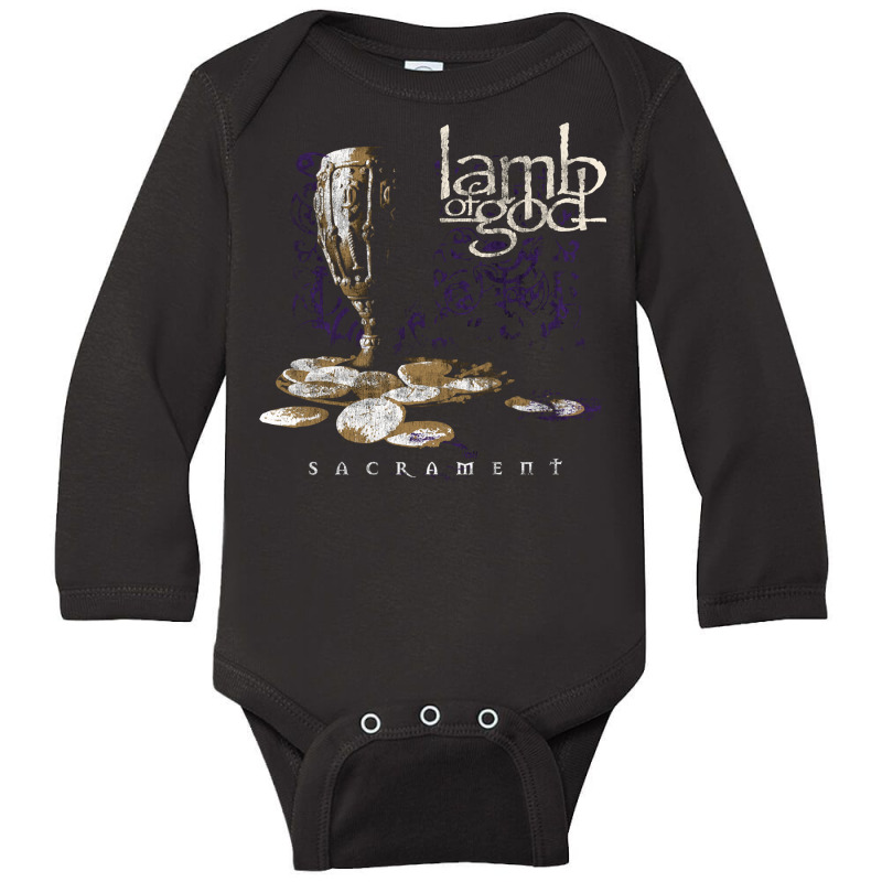 Lamb Of God – Sacrament Pullover Hoodie Long Sleeve Baby Bodysuit | Artistshot