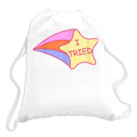 I Tried Shooting Star 2nd Place T Shirt Drawstring Bags | Artistshot