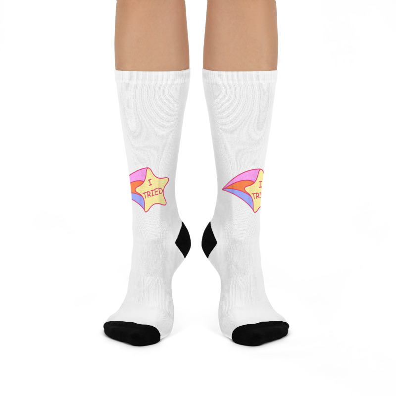 I Tried Shooting Star 2nd Place T Shirt Crew Socks | Artistshot