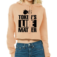 Token's Life Matter Cropped Hoodie | Artistshot