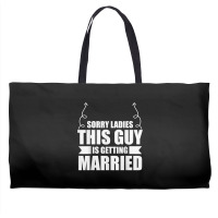 Bachelor Party This Guy Is Getting Married Bachelor Groom T Shirt Weekender Totes | Artistshot