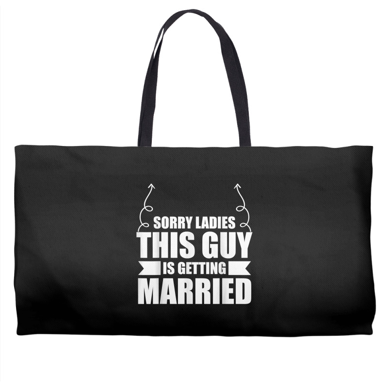 Bachelor Party This Guy Is Getting Married Bachelor Groom T Shirt Weekender Totes | Artistshot