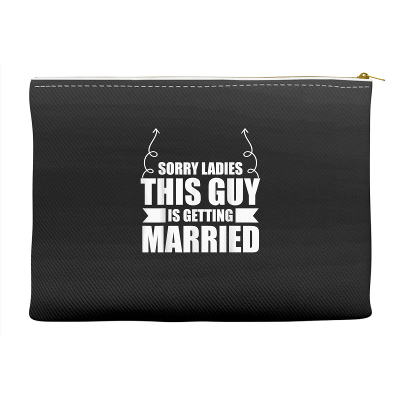 Bachelor Party This Guy Is Getting Married Bachelor Groom T Shirt Accessory Pouches | Artistshot